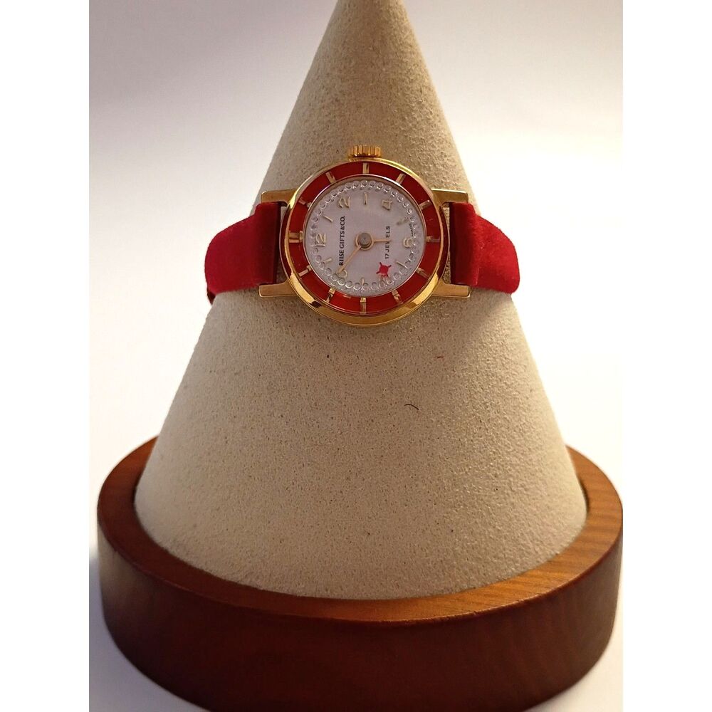 Riise Gifts & Co. Vintage Swiss Made 17 Jewel Orbiting Star Rotating Disc Watch